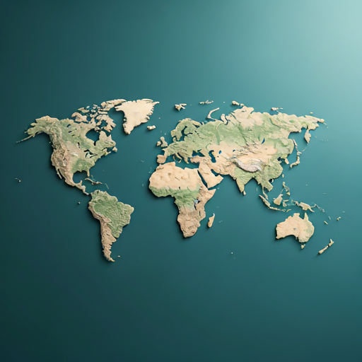 Global logistics map